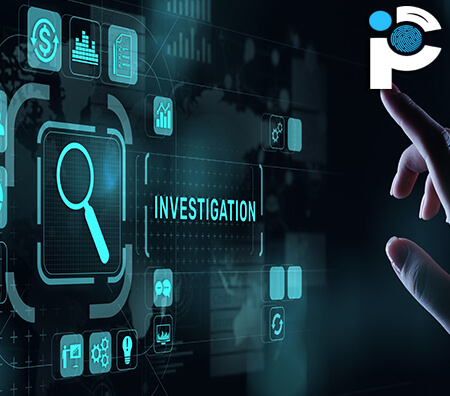 Investigation graphic on a touch screen