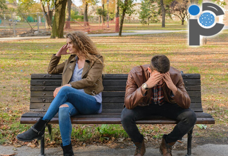 Couple having an argument