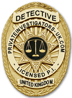 UK Private Investigator Badge